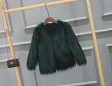 Large imitation fur coat jacket