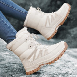 Snow boots are warm and durable for outdoor use