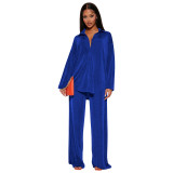 YD8778-H2   Wide leg two-piece set