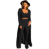 High impact crater strip three piece set, tight fitting and sexy nightclub women's clothing