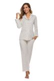 Home wear Modal long sleeved pants set pajamas H0016