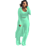 High impact crater strip three piece set, tight fitting and sexy nightclub women's clothing
