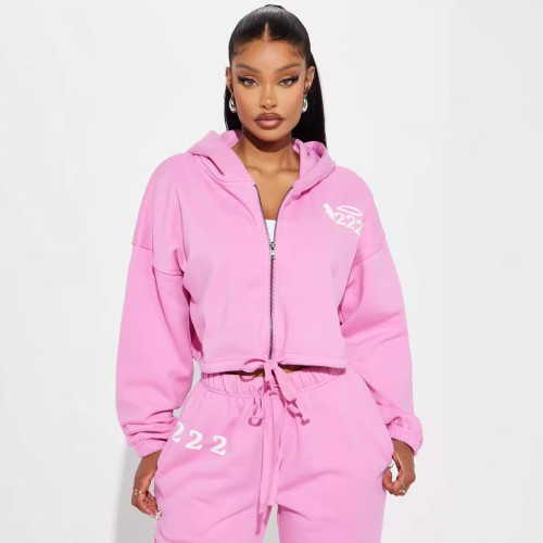 Thick Women's Fashion Printed Long Sleeve Set