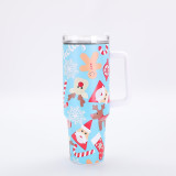 Christmas style 40oz car cup 304 stainless steel insulated cup