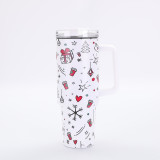 Christmas style 40oz car cup 304 stainless steel insulated cup