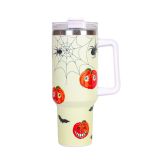 Halloween 40oz Large Capacity Car Cup Ice King Cup 304 Stainless Steel Insulated Cup