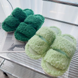 Women's soft soled non slip indoor warm cotton slippers