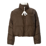 K24TP387 long sleeved contrasting splicing winter warm and thick cotton clothing