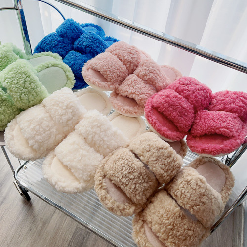 Women's soft soled non slip indoor warm cotton slippers