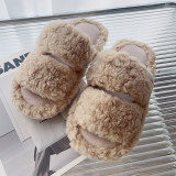 Women's soft soled non slip indoor warm cotton slippers