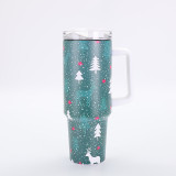 Christmas style 40oz car cup 304 stainless steel insulated cup