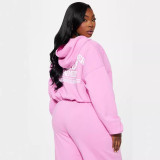 Thick Women's Fashion Printed Long Sleeve Set