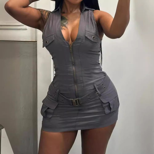 BL Retro work style tight fitting dress