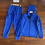 Sports hooded men's side zipper 490 and 163 set