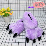 Dinosaur Claw Cotton Slippers Warm Shoes Monster Plush Slippers