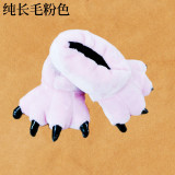 Dinosaur Claw Cotton Slippers Warm Shoes Monster Plush Slippers