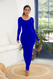 Women's sexy vest long skirt fashionable long sleeved personalized dress