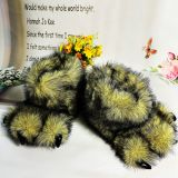 Dinosaur Claw Cotton Slippers Warm Shoes Monster Plush Slippers