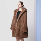 Fur grass jacket imitates mink fur, mink fur, synthetic fur
