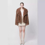 Imitation mink fur coat, women's synthetic fur