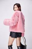 Imitation fox fur grass coat