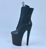 Super sexy 20cm snake patterned fashion boots, stage runway boots, pole dance boots, unisex short boots