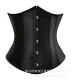 Satin fabric court corset corset