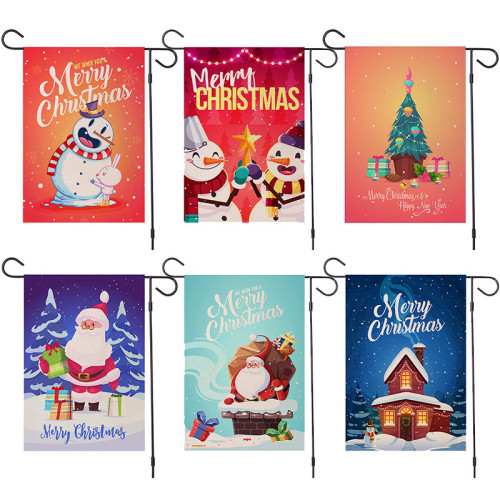 New Christmas Series Garden Flag Festival Flag Double sided Printing