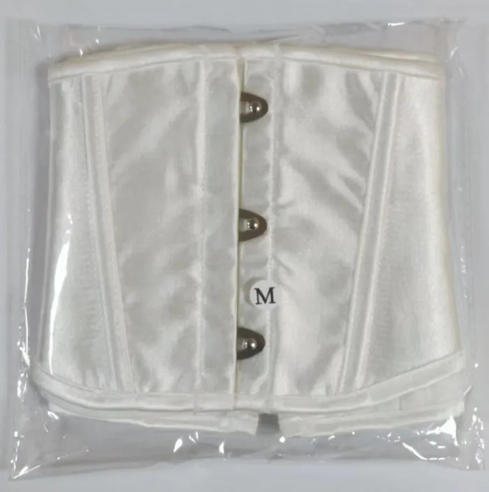 Lace breathable corset with lace waist clip corset