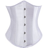 Satin fabric court corset corset