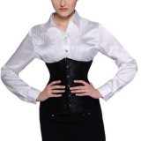 Satin fabric court corset corset