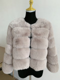 Fur Warm Women's Imitation Fox Fur Coat