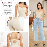 Body shaping bodysuit with camisole and waist cinching waist shaping bodysuit