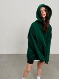 Hoodie with loose pockets and hoodie