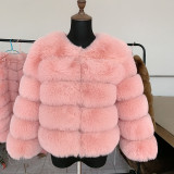 Fur Warm Women's Imitation Fox Fur Coat