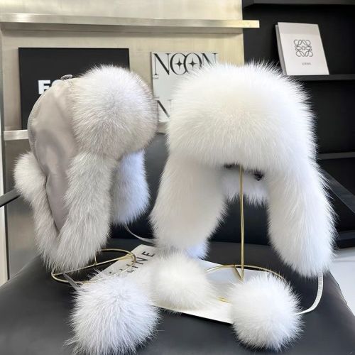 Fur Hat Ear Protection for Warmth