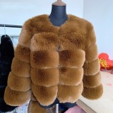 Fur Warm Women's Imitation Fox Fur Coat