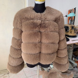Fur Warm Women's Imitation Fox Fur Coat