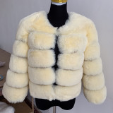 Fur Warm Women's Imitation Fox Fur Coat