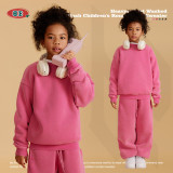 355G velvet children's hoodie top