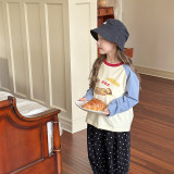 Children's long sleeved T-shirt top cartoon base shirt
