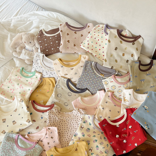 Children's pajamas cartoon home clothes