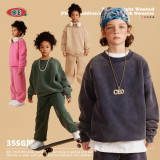 355G velvet children's hoodie top