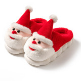 Christmas slippers with thick sole and anti slip, autumn and winter slippers