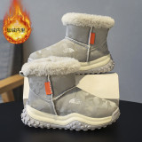 Children's snow boots, waterproof, thickened, and warm cotton boots