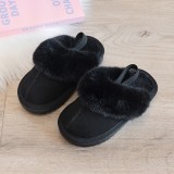 Children's woolen shoes, fashionable and casual cotton shoes, baby cotton slippers