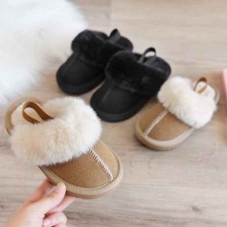 Children's woolen shoes, fashionable and casual cotton shoes, baby cotton slippers
