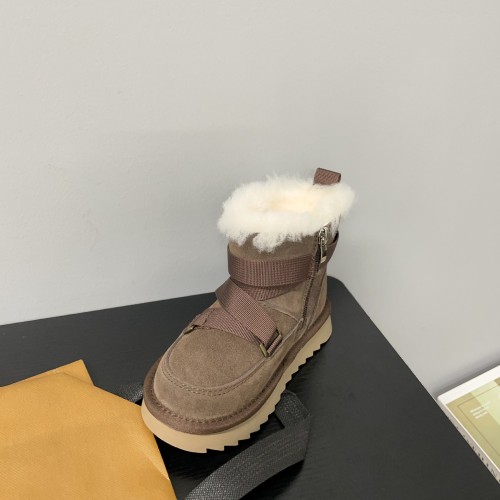 Baby plush thick midsole snow boots