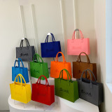 Felt bag, tote bag, large capacity, logo can be added, shopping bag, advertising promotion gift bag