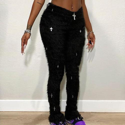 FY23449 Fur Pants with Butt Lifting for Women
